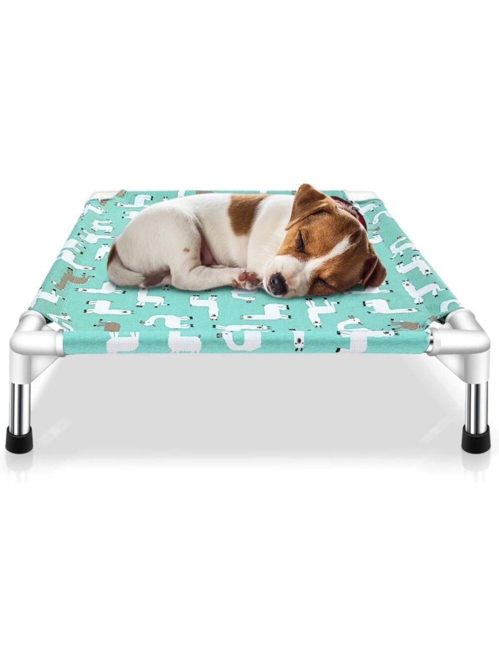 Elevated Pet Cot for Small Dogs - Durable Indoor/Outdoor Dog Bed, Comfortable